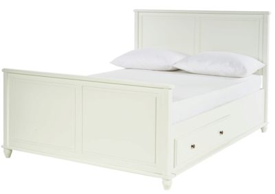 Heart of House Ashbourne 2 Drawer Kingsize Bed Frame - Ivory